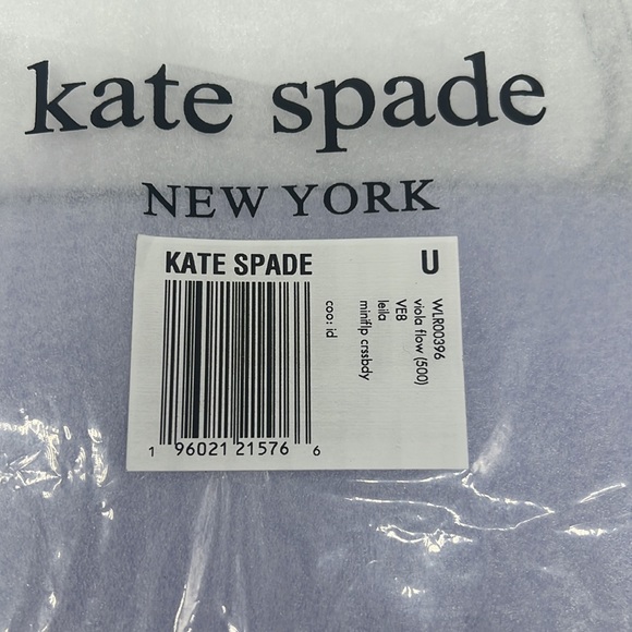 Kate Spade Leila Mini Flap Crossbody Viola Flower - Picture 12 of 14